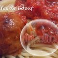 Boulettes de Boeuf Moelleuses à la sauce Tomates (au Thermomix)