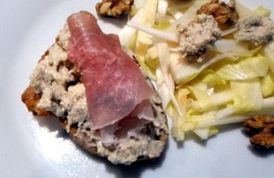 Tartinade gorgonzola noix