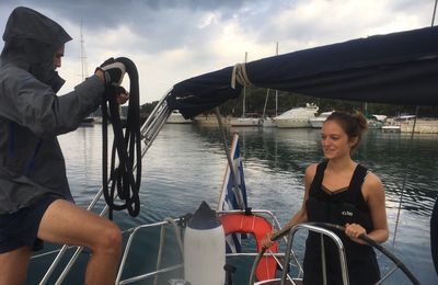 Croisière d'entraînement pour les membres de T2A en Grèce, les deux premiers jours - Training cruise for T2A members in Greece