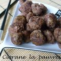 Boulettes de viande au wakamé