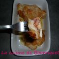 Escalope panée, bacon, emmental et béchamel au parmesan