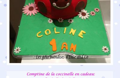 Gâteau COCCINNELLE 3D