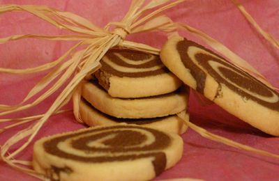 Petit sablé chocolat vanille et beurre de cacahuète