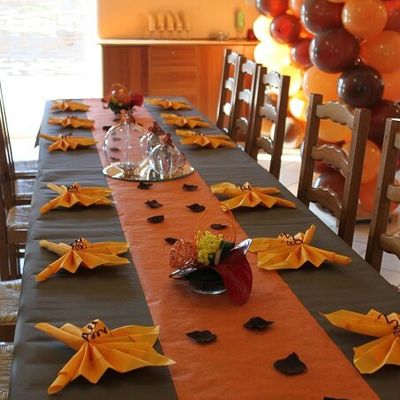 UN ANNIVERSAIRE EN CHOCOLAT ET ORANGE