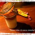 Panna cotta sauce carambar