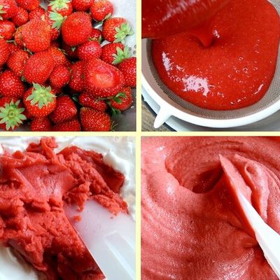 Sorbet fraise à l'italienne