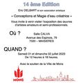 14 ème Edition de la "Promenade découverte des arts plastiques de Mons" - Invitation à participer.