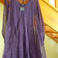 Robe Antik Batik violette neuve et étiquetée taille S (36-38)