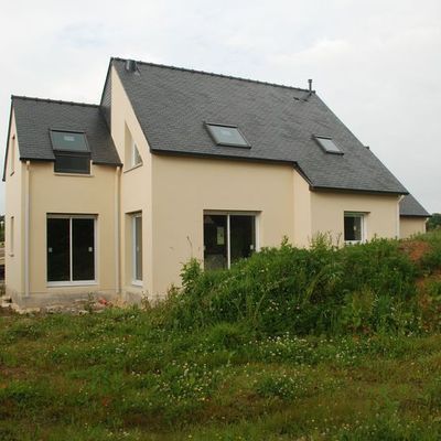 Pose de l'enduit : le 12 juin 2009