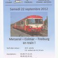Pour la réouverture de la ligne Colmar-Freiburg