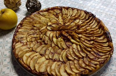 tarte fine caramélisée au sirop de Liège