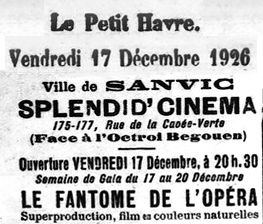 Le Havre Cinéma Gaumont Pathé Lecesne reconstruction Perret star Apollo Grillon Alhambra, Sirius Vox Rex Scala Royal Rio Réau Paris Sainte Adresse Lido  Normandy bombardement 1944