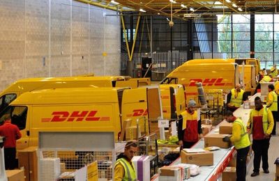 transfert par DHL