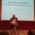 CAEN, 1er mars 2019: Conférence de David BATES sur Guillaume le CONQUÉRANT, un géant de l'histoire mondiale...