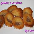 Petits gâteaux à la violette