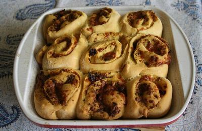 Petits pains au pesto et mozzarella