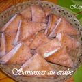 Samossas de crabe