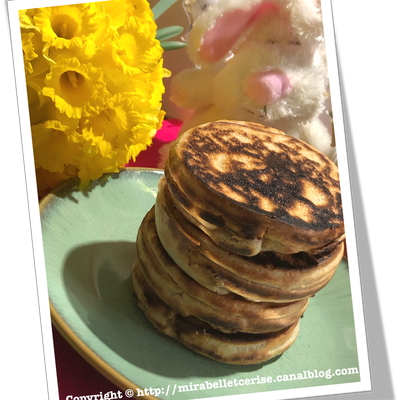 Pancakes au levain, fourrés à la pâte à tartiner {IGbas gourmand 🥞}