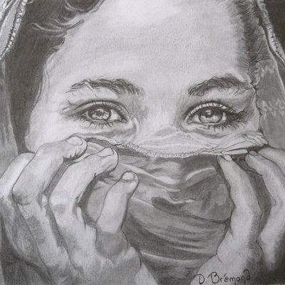 Quelques portraits au crayon faits entre octobre 2021 et mars 2022