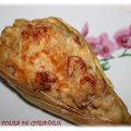 Christophines farcies mozzarella