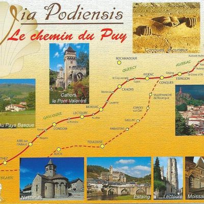 1/5 COMPOSTELLE 2019-LE PUY=>MONTBONNET=>MONISTROL D'ALLIER