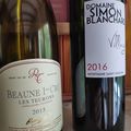 Rossignol-Trapet : Beaune Premier Cru : Les Teurons 2015, Montagne Saint Emilion : Simon Blanchard Village 2016