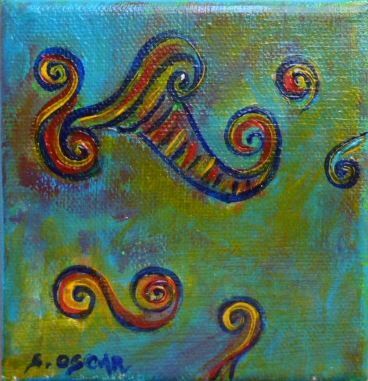 Tableau "Spirale N°2" de S.Oscar