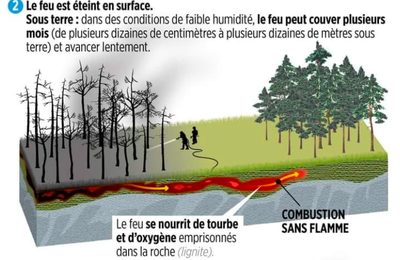 Le feu de tourbe