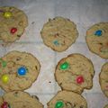 Cookies au MMS et beurre de cacahuette