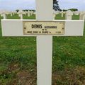  DENIS Alexandre (Châteauroux) + 01/11/1918 Condé-en-Herpy (08)