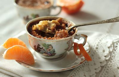 PETITES CRÈMES BRÛLÉES À LA MANDARINE ET AU THÉ DES MILLE ET UNE NUITS