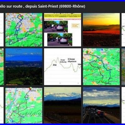  " Pratiquer le vélo sur route, depuis Saint-Priest (69800 / Rhône) "