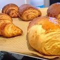 Pâte levée feuilletée (pour viennoiseries)appelé aussi pâte à croissant 