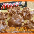 ROSES DES SABLES AUX MARS ET CRUMBLE DE POMMES