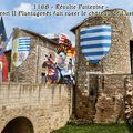 1168 - Révolte Poitevine - Henri II Plantagenêt fait raser le château de Lusignan.