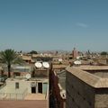 Terrasses et rues  de Marrakech