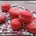 Macarons "maudits" à la rose