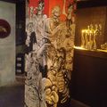 fresque sur poteau pour le bar le "one more"