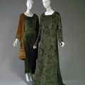 Mariano Fortuny (1871-1949), Evening dress, c.1928-1934 & Coat, c 1927