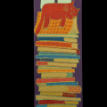 chat sur les livres (60X20)