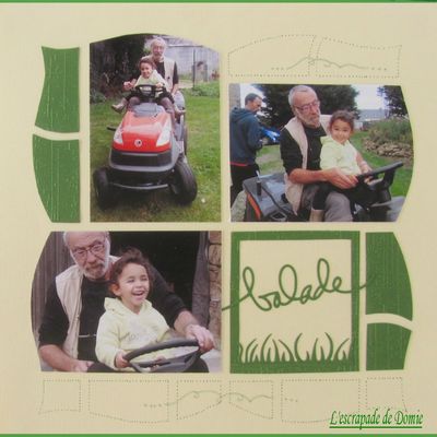 Tiya tond la pelouse