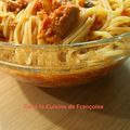 Spaghettis au Thon et Tomates