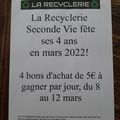 Tombola des 4 ans de la Recyclerie