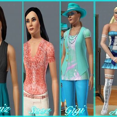 Défi sac à sims: Présentation des demoiselles