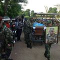 Obsèques de Mamadou Ndala au camp Kokolo à Kinshasa