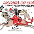 MARCHE DE NOEL : 1ER JOUR JUSTE AVANT L'OUVERTURE