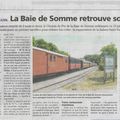 LA BAIE DE SOMME RETROUVE SON TRAIN