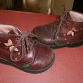 Chaussures bordeaux ASTER Pointure 20 (Claire)