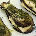 Saltimboccas de volaille à l'aubergine