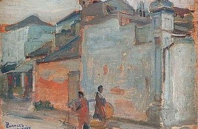 Charles Fouqueray (1869-1956), Marchand ambulant, Indochine. Vers 1921